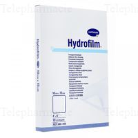 Hydrofilm Pansements Transparent 10cm x 15cm Boite de 10