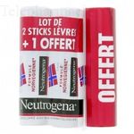 Formule norvégienne Stick lèvres - 2 x 4.8 g + 1 gratuit