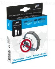 Biovectrol bracelet anti-insectes - Bleu