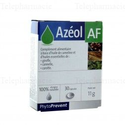 PILEJE Azéol AF phytoprevent boîte de 30 capsules